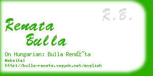 renata bulla business card